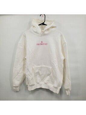 Pink Palm Puff Classic Puff Hoodie Women Size Small NEW Pink Opal Oversized Fit